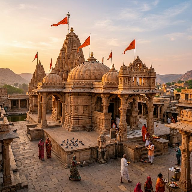 Morning Temple Archi